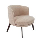Sillón tela crema